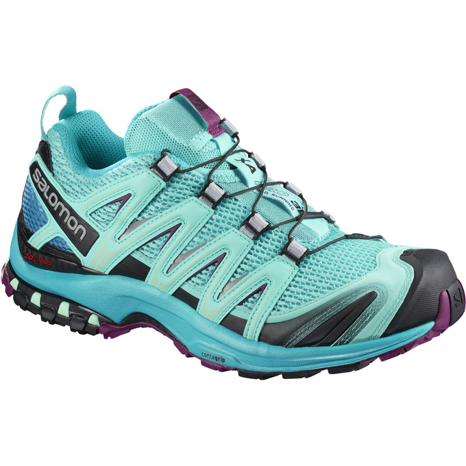 Salomon XA PRO 3D W Zapatillas Trail Running Mujer - Azules - Colombia (31785-OFIU)